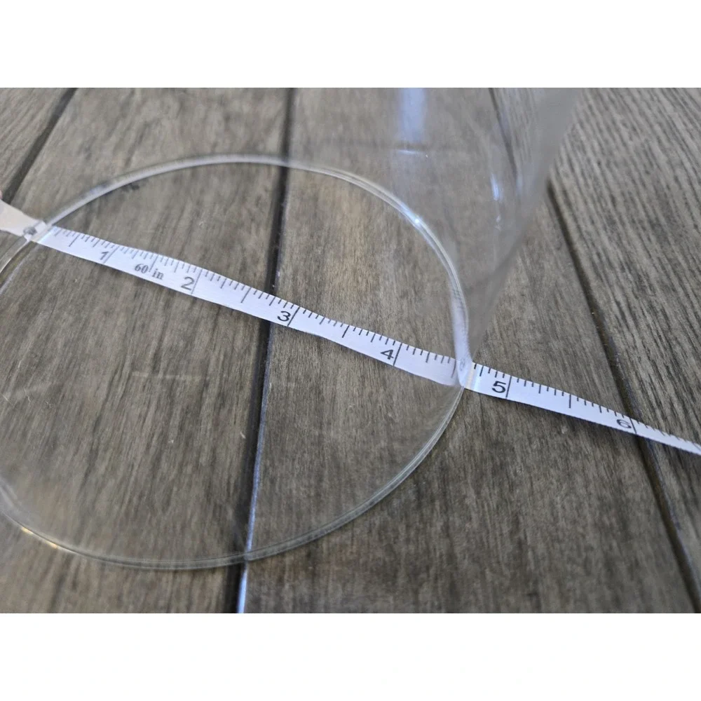Clear Glass Dome Replacement for Anniversary Clock or Display 8